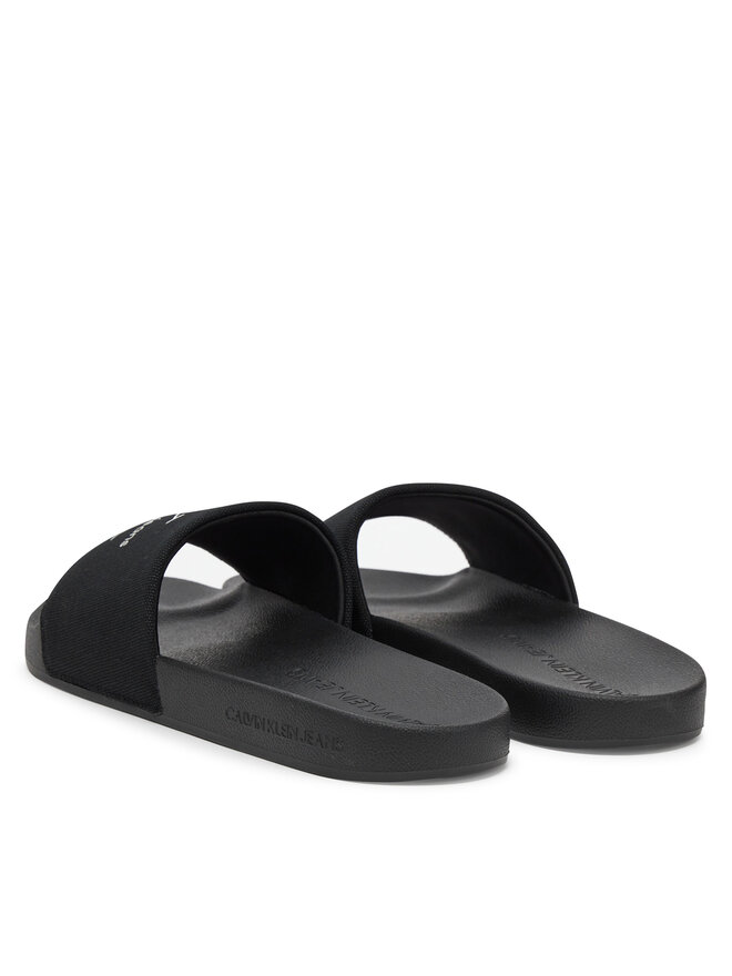 Calvin Klein Jeans Šľapky Calvin Klein Jeans Slide Monogram Cv YM0YM01271 Čierna
