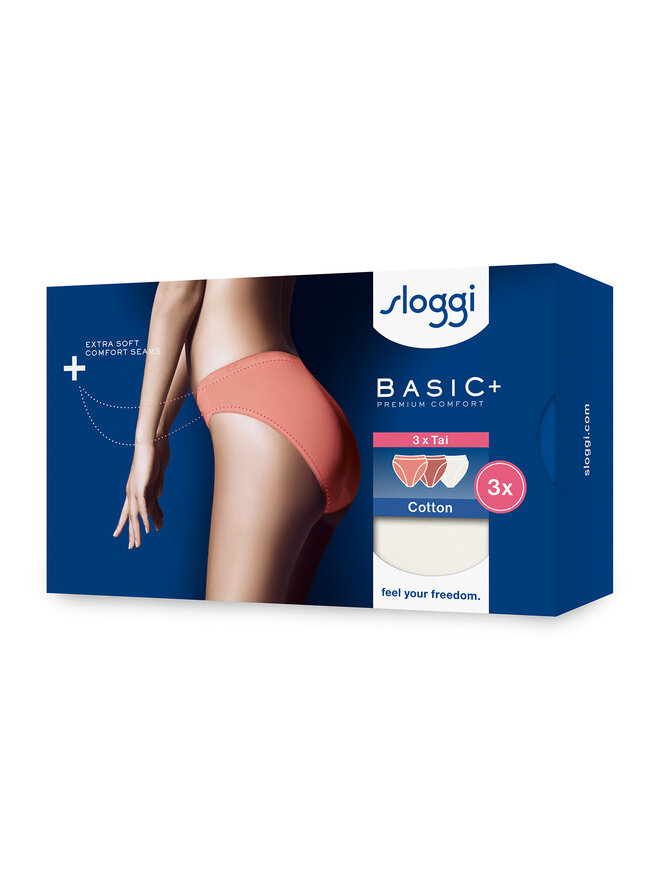 Sloggi Sloggi 3 db klasszikus alsó Basic 10222391 Rózsaszín