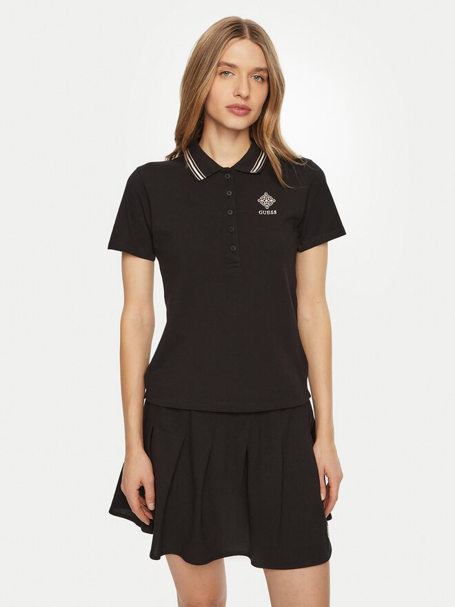 Guess Guess Polo V5RP02 KCOK1 Σκούρο μπλε Regular Fit