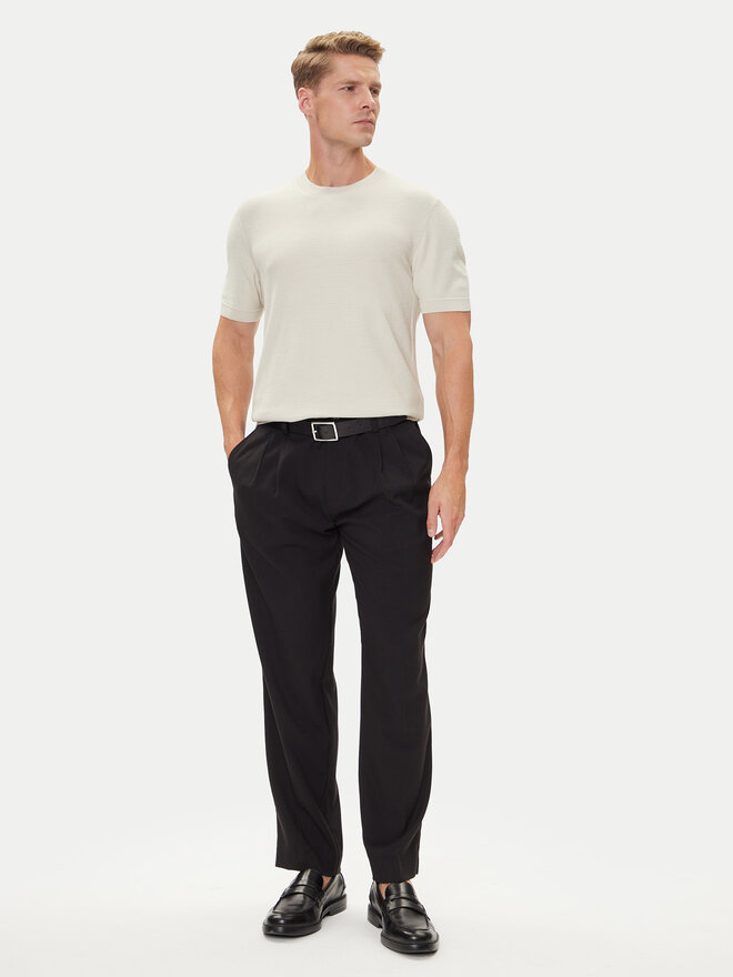 BOSS BOSS Camiseta H-Ianni 50543161 Écru Regular Fit