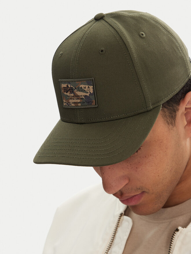 Alpha Industries Šiltovka Alpha Industries Crew Camo 156903 Zelená