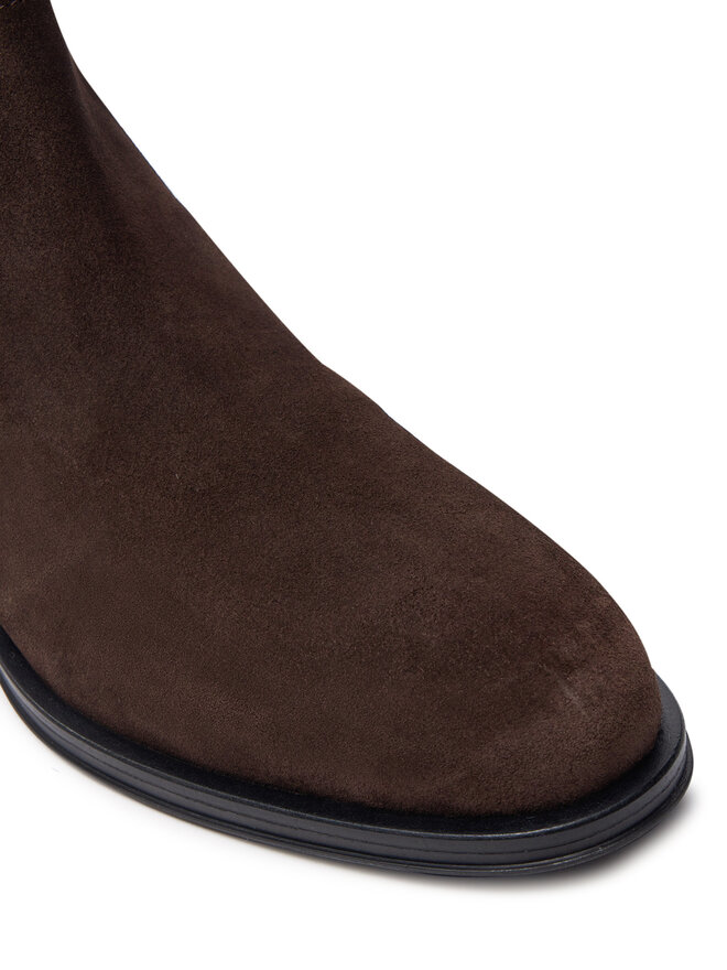Tommy Hilfiger Μποτάκια με λάστιχο Tommy Hilfiger Core Rwb Hilfiger Suede Chelsea FM0FM04757 Καφέ
