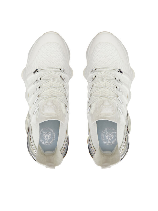 Plein Sport Sneakersy Plein Sport SADS USC0518 STE003N Biały