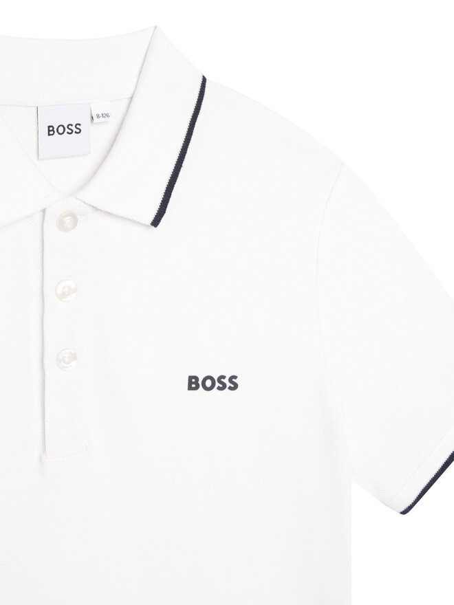 BOSS Boss Pólóing J25P26 S Fehér Regular Fit