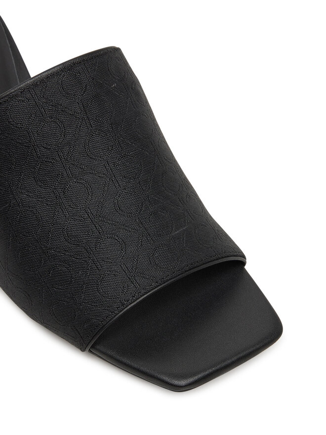 Calvin Klein Şlapi Calvin Klein Heel Slide 50 - Jacq HW0HW02387 Negru