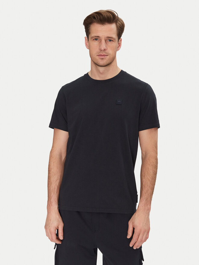 Moose Knuckles Moose Knuckles T-Shirt Duluth M15MT759 Dunkelblau Regular Fit
