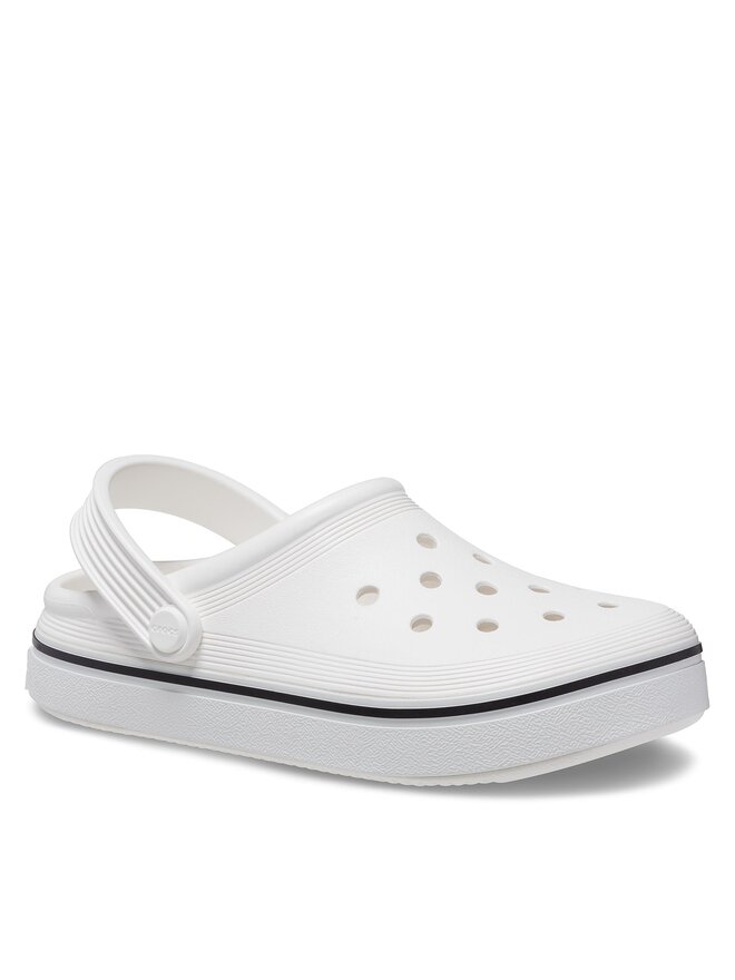 Crocs Pantoletten Crocs Crocs Crocband Clean Clog Kids 208477 Weiß