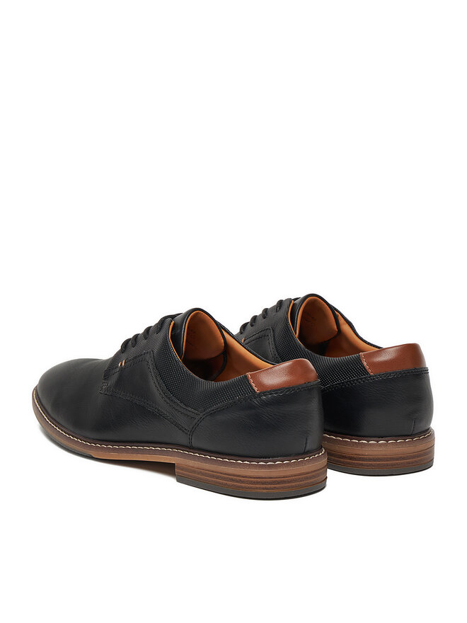 Lanetti Halbschuhe Lanetti CEO-1896 124AM Schwarz