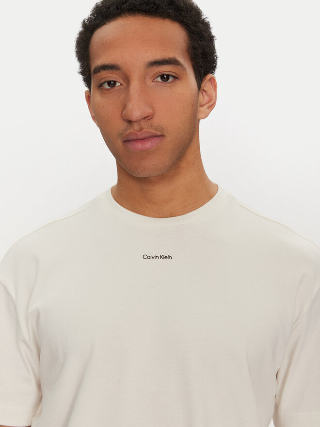 Calvin Klein Calvin Klein Camiseta Nano Logo K10K112487 Blanco Regular Fit
