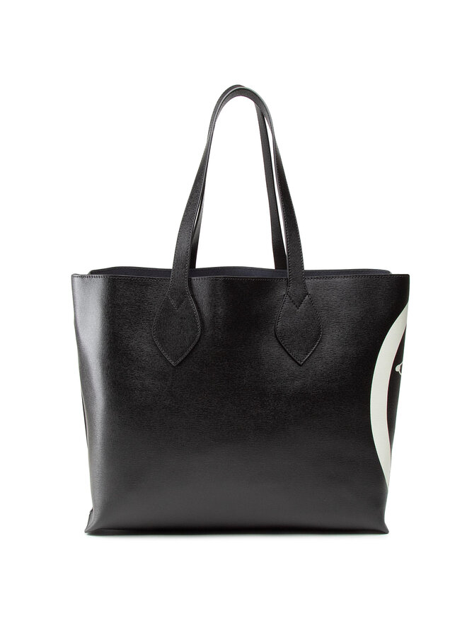 Trussardi Τσάντα Trussardi Logo Pop Shopping Md 75B01065 Μαύρο