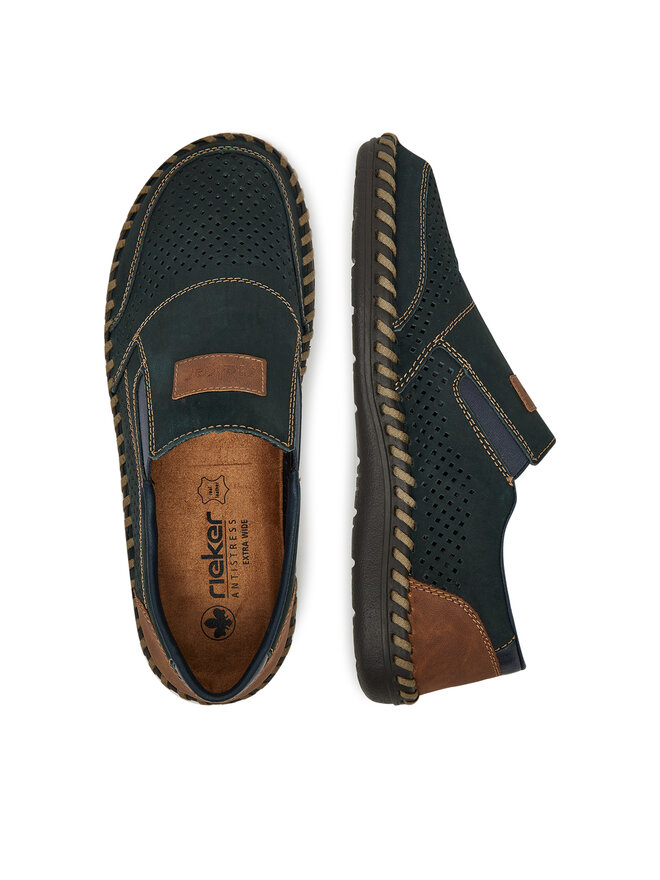 Rieker Halbschuhe Rieker B2466-14 Dunkelblau