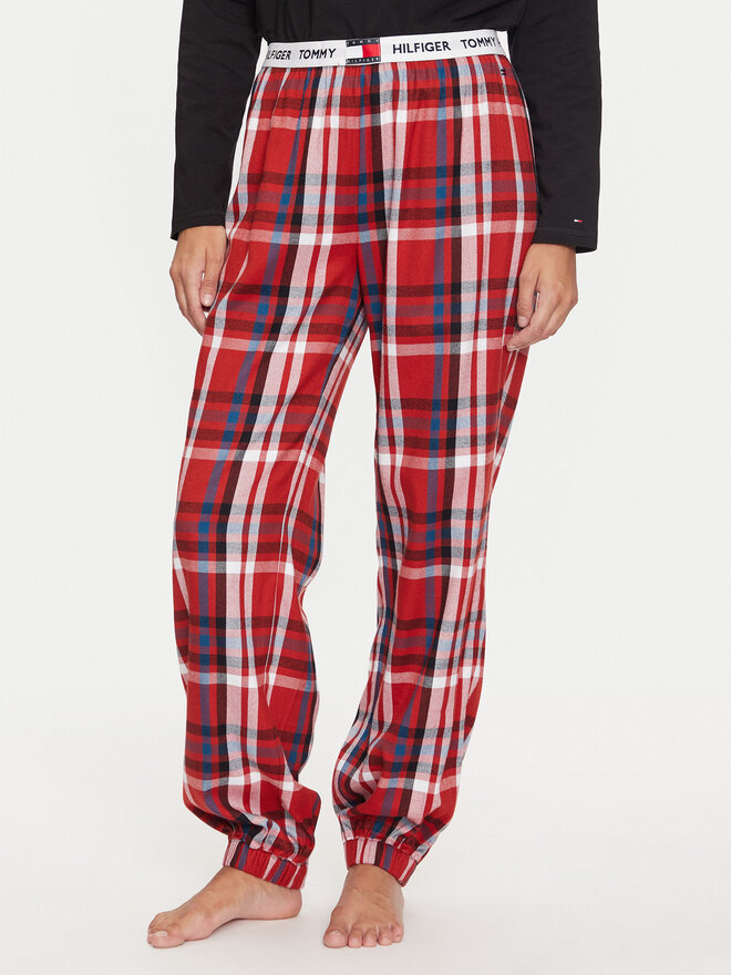 Tommy Hilfiger Tommy Hilfiger Pizsama nadrág UW0UW05634 Piros Regular Fit