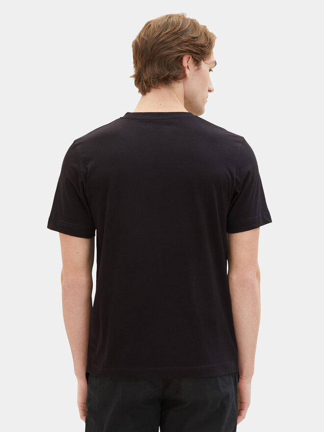 Tom Tailor Tom Tailor 2er-Set T-Shirts 1037738 Schwarz Regular Fit