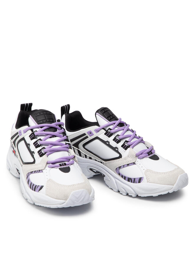 Tommy Jeans Сникърси Tommy Jeans Archive Wild Animal Runner EN0EN01646 Бял