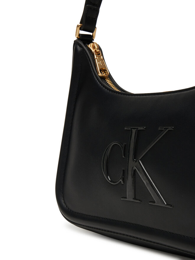 Calvin Klein Τσάντα Calvin Klein Bold Ck Small Shoulder Bag LV04F3230G Μαύρο