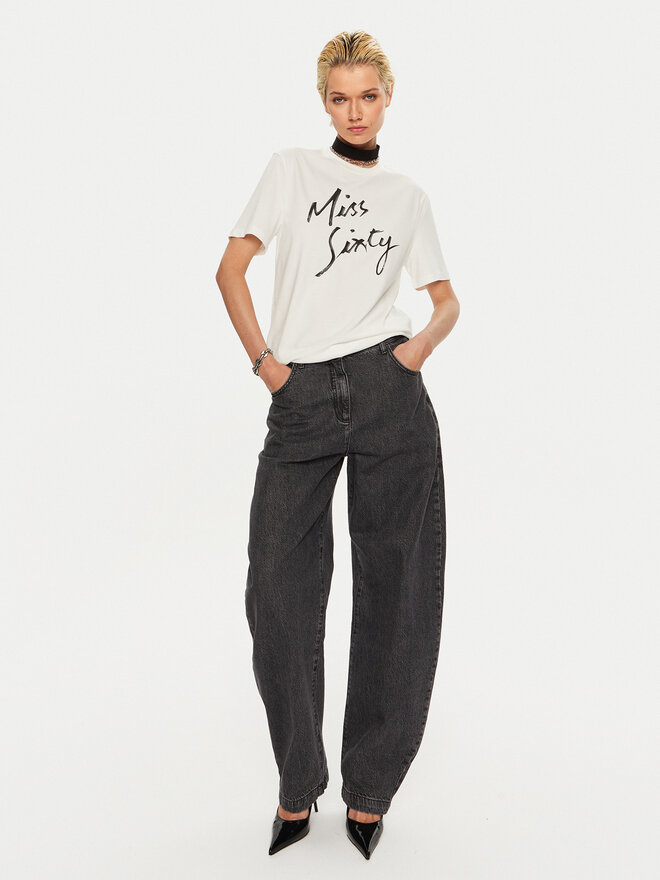 Miss Sixty Miss Sixty Camiseta 6L3SJ3780000 Blanco Regular Fit