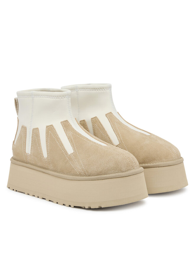 Ugg Schneeschuhe Ugg W Classic Mini Dipper Sunwave 1167591 Beige