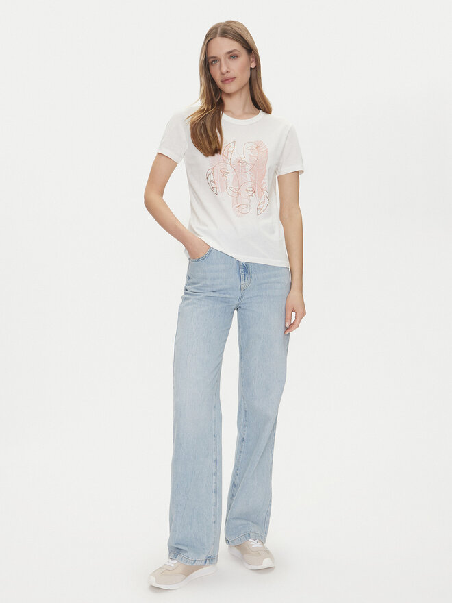 JDY JDY Camiseta Michigan 15311702 Blanco Regular Fit