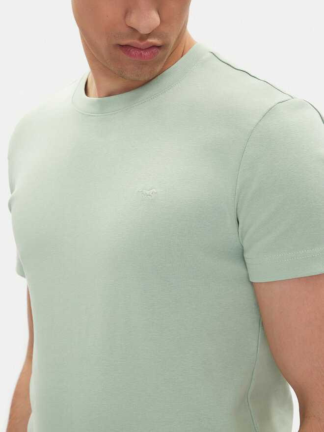 Mustang Mustang Футболка Allen 1016486 Зелений Slim Fit
