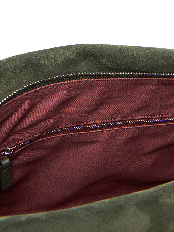 Coccinelle Torebka Coccinelle P6P Boheme Suede Bimaterial E1 P6P 19 02 01 Zielony