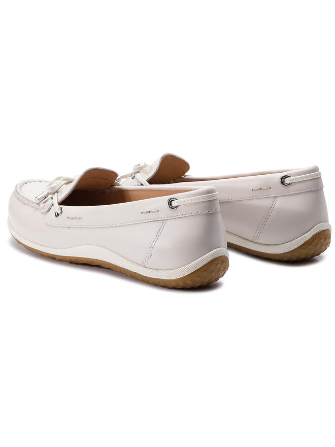 Geox Mokassins Geox D Vega Moc B D92DNB 043BC C1002 Weiß