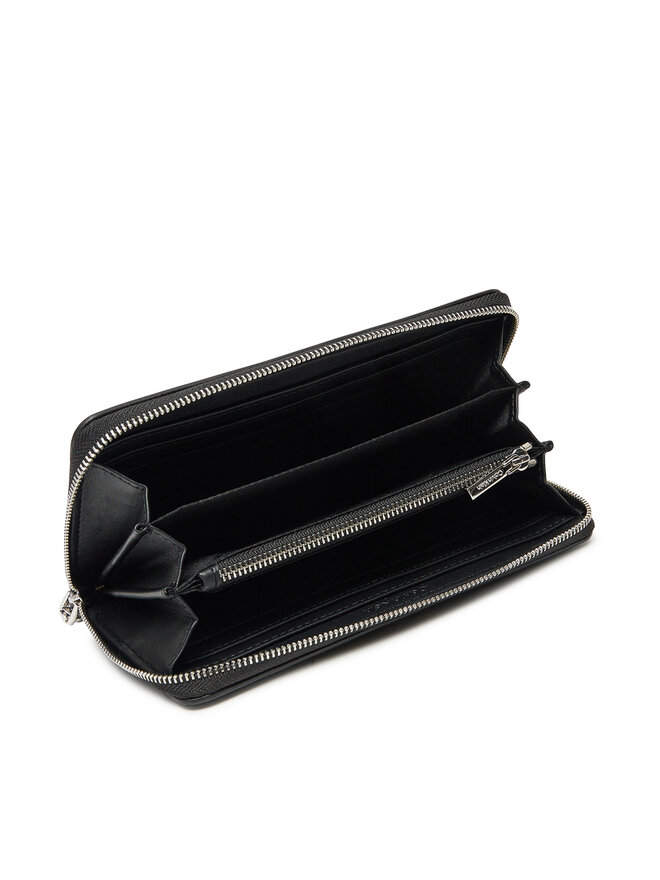 Calvin Klein Великий жіночий гаманець Calvin Klein Ck Daily Large Zip Around_Tex K60K612960 Чорний