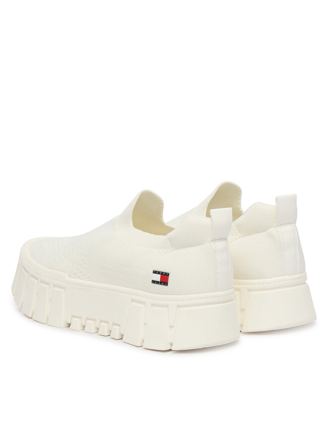 Tommy Jeans Sneakers Tommy Jeans Tjw Chunky Knit Sneaker EN0EN03014 Weiß