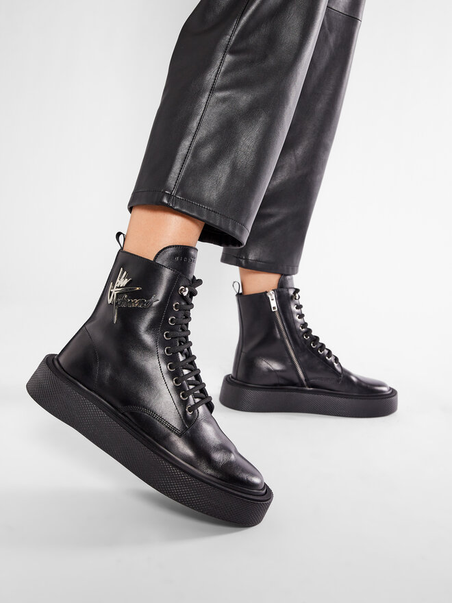 John Galliano Черевики John Galliano 3057 B Чорний