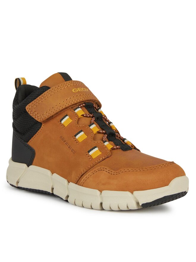 Geox Šnurovacia obuv Geox J Flexyper Boy B Abx J949XA 032FU C6F2G D Hnedá