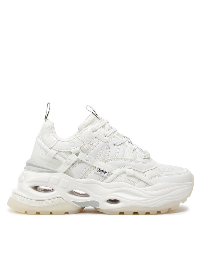 Buffalo Sneakersy Buffalo Triplet Hollow 1630350 Biały