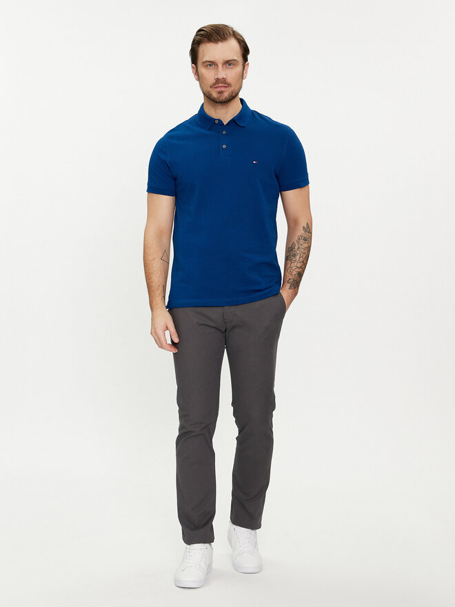 Tommy Hilfiger Tommy Hilfiger Poloshirt 1985 MW0MW17771 Blau Slim Fit