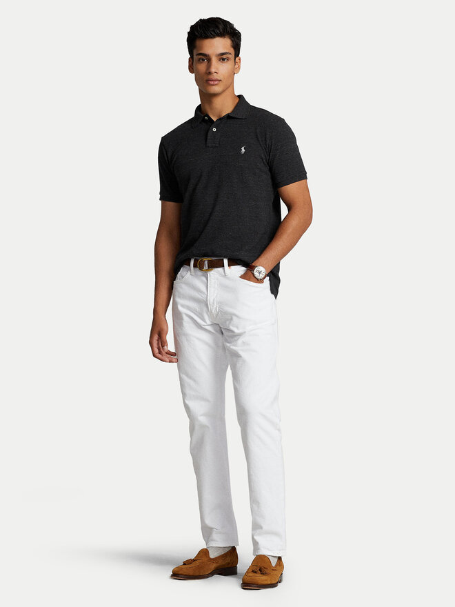 Polo Ralph Lauren Polo Ralph Lauren Поло 710680784011 Чорний Custom Slim Fit