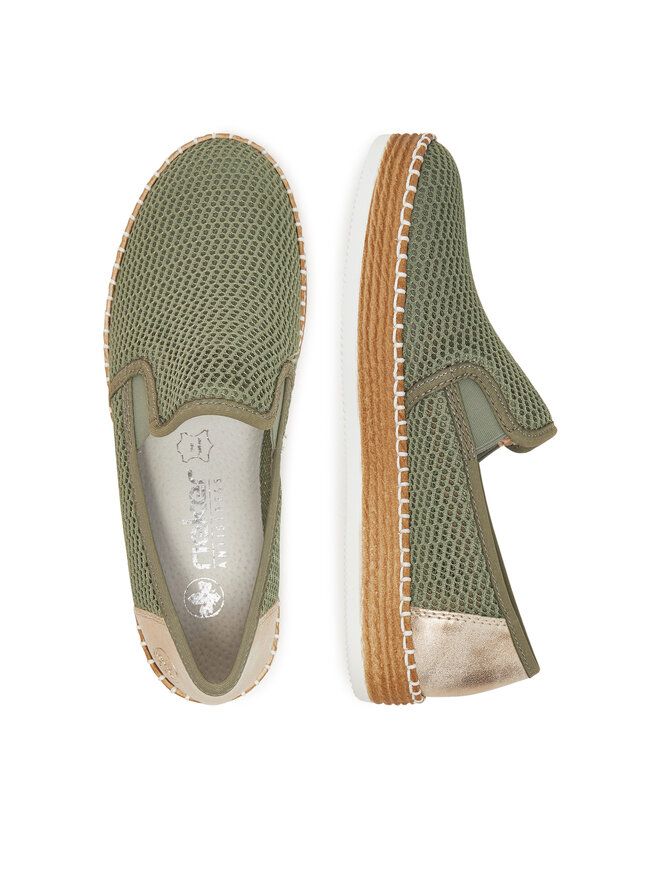 Rieker Halbschuhe Rieker L7873-52 Grün