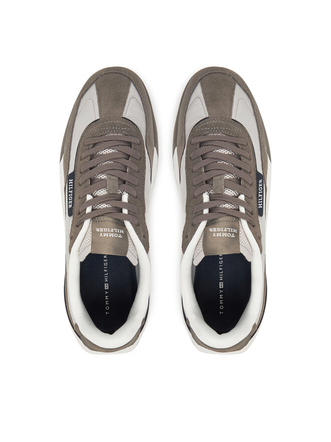Tommy Hilfiger Sneakers Tommy Hilfiger Retro Runner Nylon Mix FM0FM05523 Beige