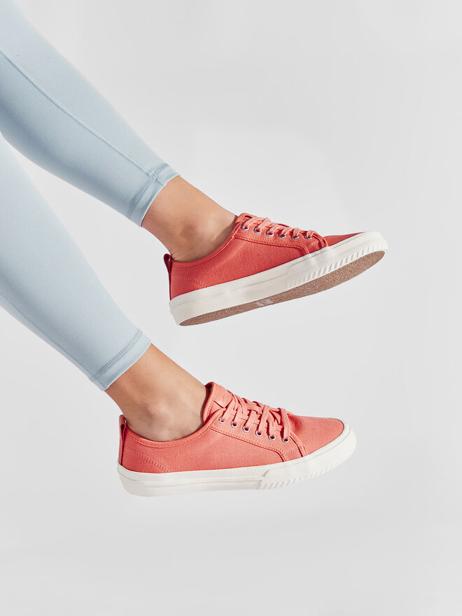 Clarks Sneakers aus Stoff Clarks Roxby Lace 261649844 Orange