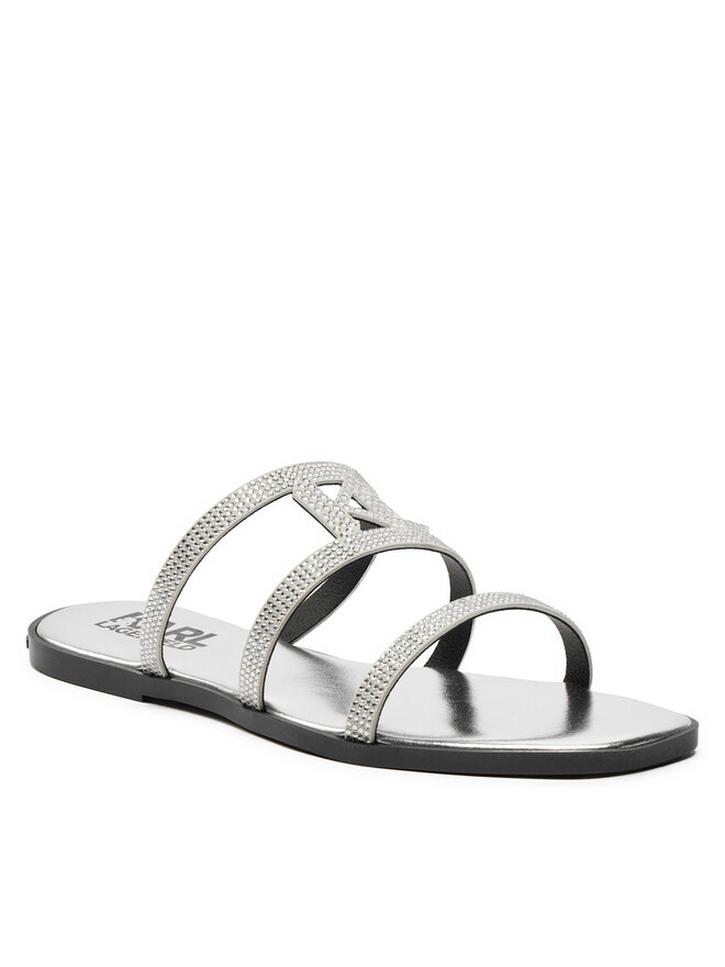 KARL LAGERFELD Şlapi KARL LAGERFELD KL87405 Argintiu