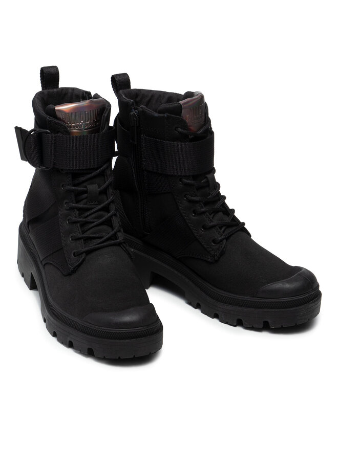 Palladium Schnürstiefeletten Palladium Pallabase Tact S Tx 97184-010-M Schwarz