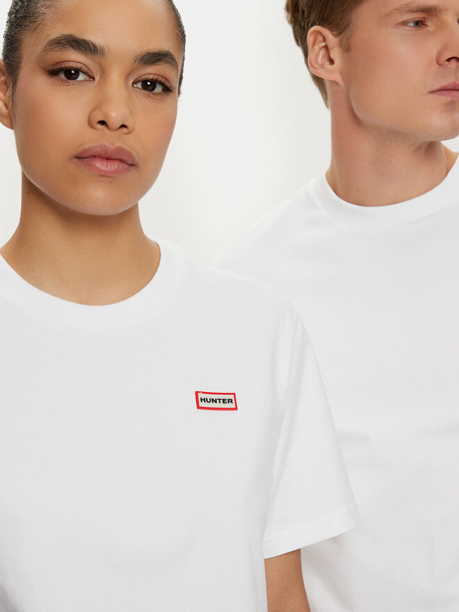 Hunter Hunter T-shirt HARU0006242 Bijela Regular Fit