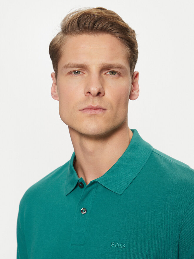 BOSS BOSS Poloshirt Pallas 50468362 Grün Regular Fit