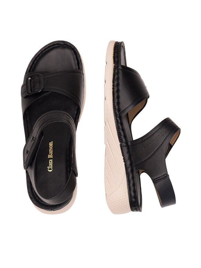Clara Barson Sandales Clara Barson WYL0510-07 Melns