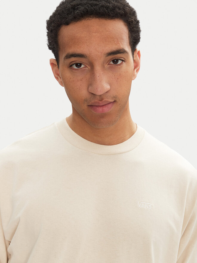 Vans Vans T-Shirt Left Chest II VN000P1P Beige Loose Fit