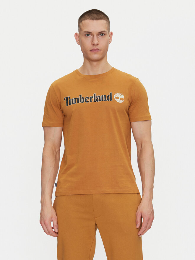 Timberland Timberland Camiseta TB0A5UPQ Beis Regular Fit