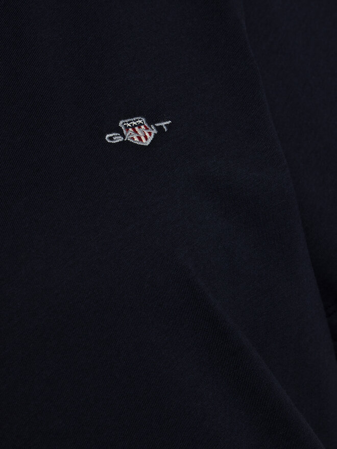 Gant Gant Marškinėliai Shield 4200750 Tamsiai mėlyna Regular Fit