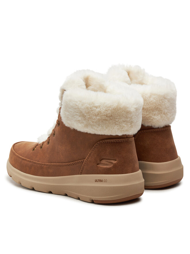 Skechers Μποτάκια Skechers Glacial Ultra - Wonderland 144202 Καφέ