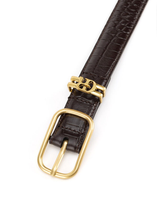 Gino Rossi Cinturón para mujer Gino Rossi BLYL24001-2 CR Marrón