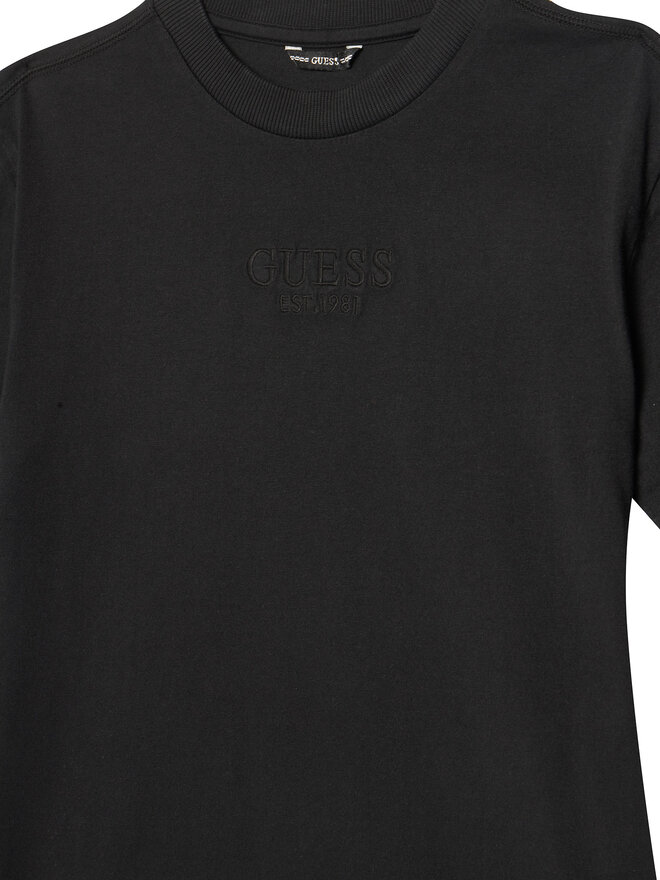 Guess Guess T-Shirt L5RI36 K8HM4 Μαύρο Regular Fit