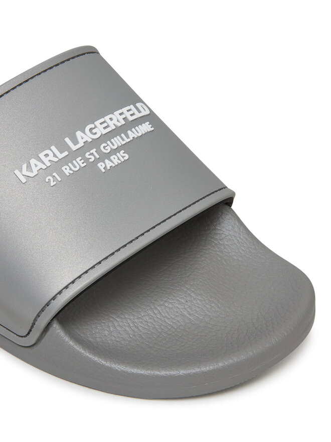 KARL LAGERFELD Šlepetės KARL LAGERFELD KL70008A Pilka