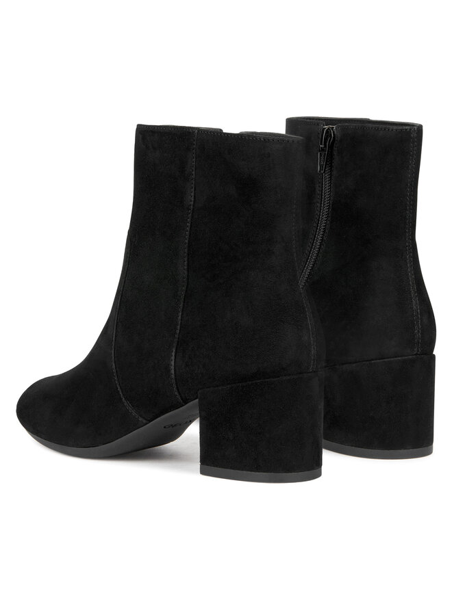 Geox Īsie zābaki Geox D Eleana D36TWD 00021 C9999 Melns