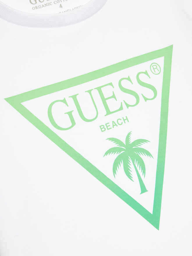 Guess Guess Marškinėliai L4GI33 J1311 Balta Regular Fit