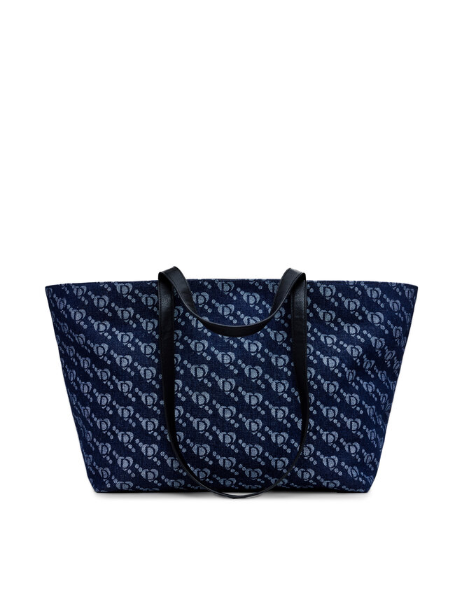 Bolso desigual azul marino outlet
